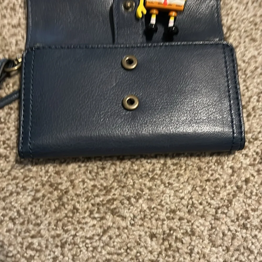 Frye Lily Phone Crossbody Wallet - Navy NWT - Picture 4 of 8